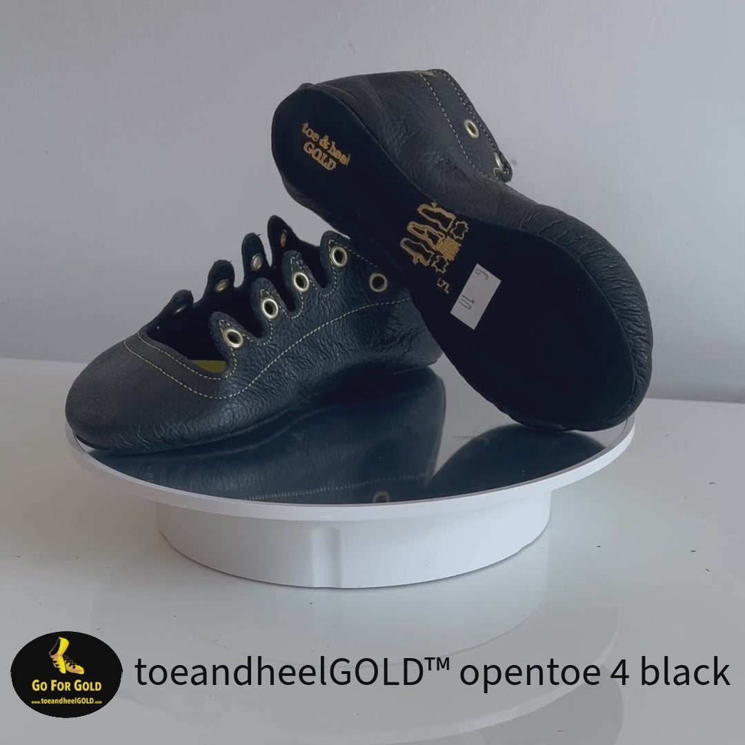 toeandheelGOLD™ OpenToe 4 Black